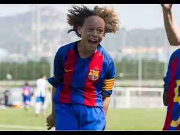 Video: Xavi Simons Barcelona Wonderkid Amazing Skills Show